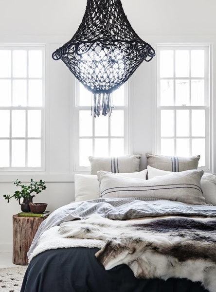 Vintage Grain Sack Extra Lg Pillow