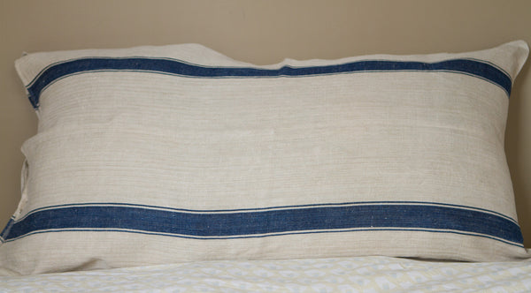 Vintage Grain Sack Ex Large Pillow
