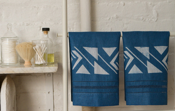 Katazome Indigo 23x16 Handtowel