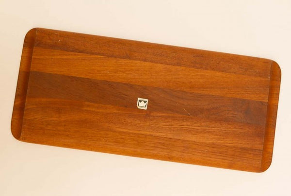 MCM Teak Snack Tray