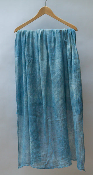 Shibori Cotton Gauze Scarf "Rings"